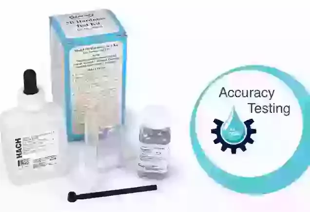 Accuracy hard water test kit for water softeners